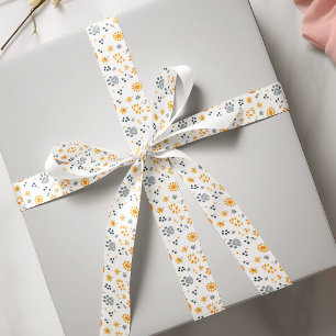 Ruban En Satin Paquets de chiot mignonnes Fleurs