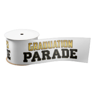Ruban En Satin Parade Conduite Par Graduation