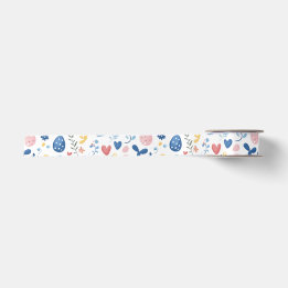 Ruban En Satin Pastel Pâques - 1,5 po x 2 Yards