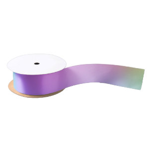 Ruban En Satin Pastel Rainbow Colonnes Abstrait Blur Gradient Omb