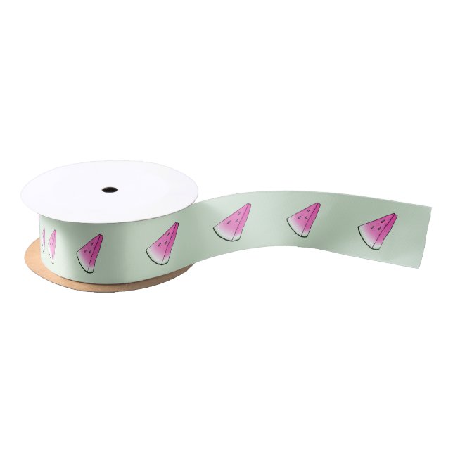 Ruban En Satin Pâte de melon (Bobine)