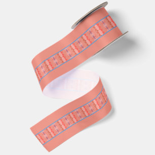Ruban En Satin Patrimoine de corail