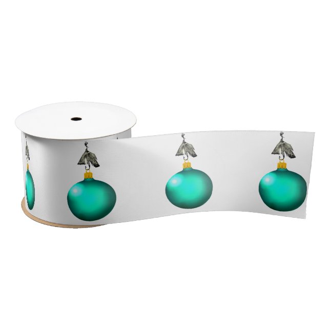 Ruban En Satin Pêche cadeau de Noël (Bobine)