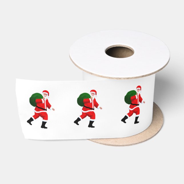 Ruban En Satin Père Noël - Bagsquatch (Bobine)