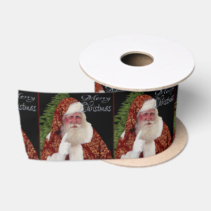 Ruban En Satin Père Noël est sur le chemin