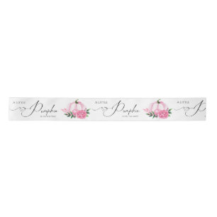 Ruban En Satin Petit Baby shower Rustique rose-rose-blanc Citroui