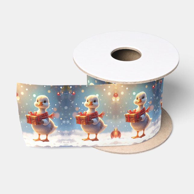 Ruban En Satin Petit Canard Ruban Satin (Bobine)