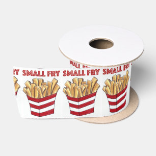 Ruban En Satin Petit Fry Foodie Français Fries Nourriture Bébé Ru