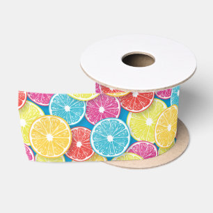 Ruban En Satin Pièces de fruits d'agrumes