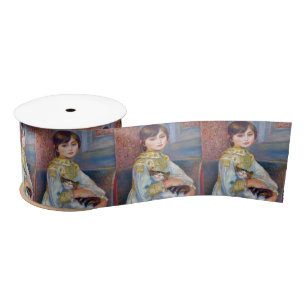 Ruban En Satin Pierre-Auguste Renoir - Enfant avec chat