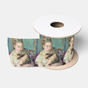 Ruban En Satin Pierre-Auguste Renoir - Femme avec chat