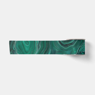 Ruban En Satin Pierre de Malachite verte
