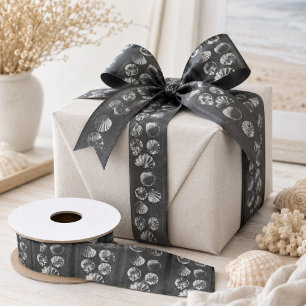 Ruban En Satin Plage rustique tableau noir country français coqui