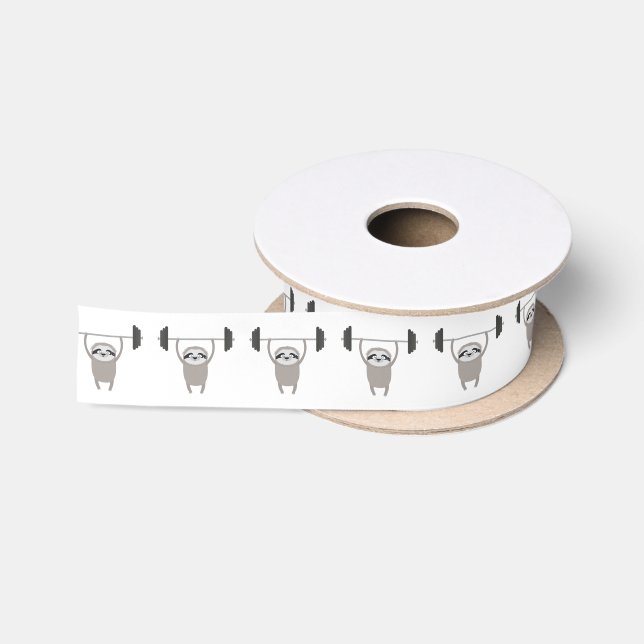Ruban En Satin Poids d'esprit de paresse de muscle de forme (Bobine)