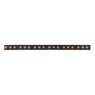Ruban En Satin Points Répétitifs Orange