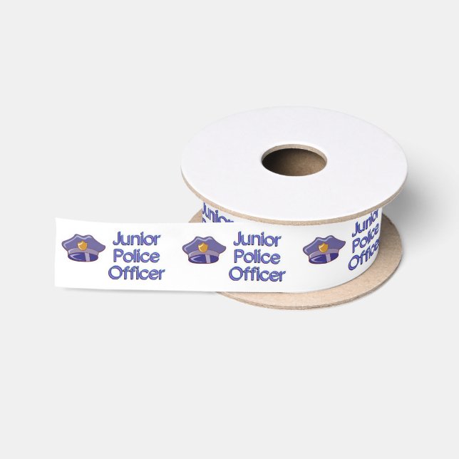 Ruban En Satin Policier junior (Bobine)