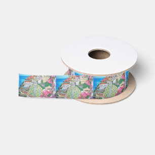 Ruban En Satin Positano - 1,5" au loin ruban de satin, bobine de