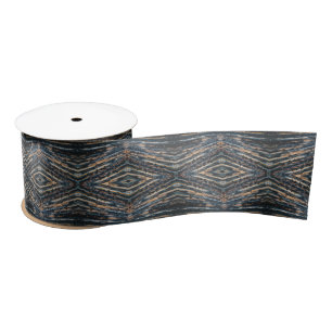 Ruban En Satin Poutres en bois bleues et brunes Photo Perspective
