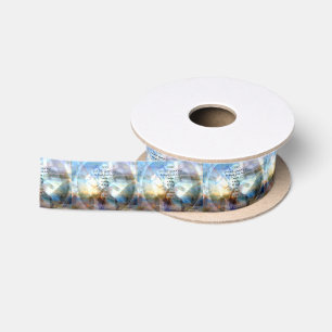 Ruban En Satin Prière De Sérénité Avec Art Motivationnel Inspiran