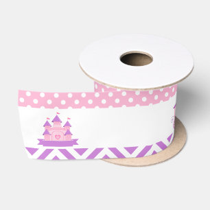Ruban En Satin Princess Anniversaire rose et violet Anniversaire