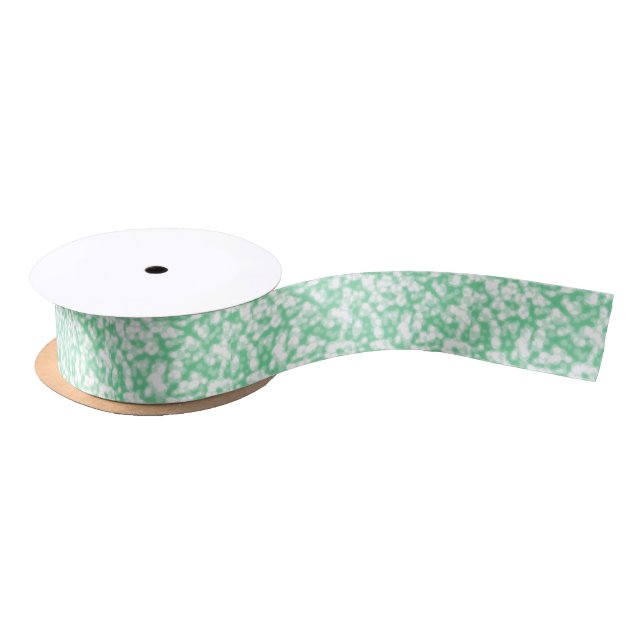 Ruban En Satin Professionnel faux glamour moderne élégant Vert (Bobine)
