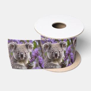 Ruban En Satin Purple Jacaranda Koala Ours,