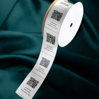 QR Code Custom Business Garderies Étiquettes
