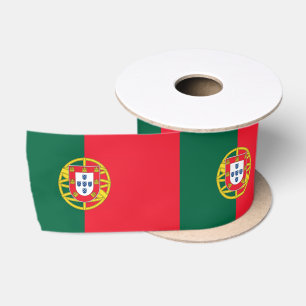 Ruban En Satin qualité du drapeau portugais