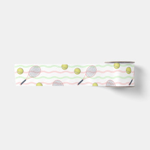 Ruban En Satin Rayures de tennis