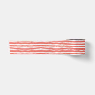 Ruban En Satin Rayures orange, lignes 