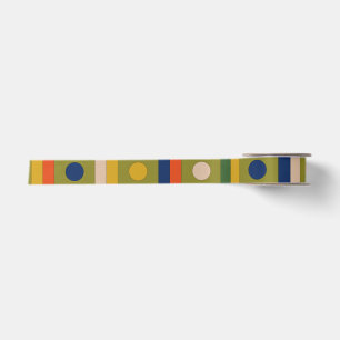 Ruban En Satin Rektangel Motif géométrique moderne du milieu du s