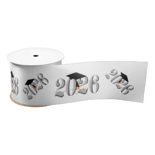 Ruban En Satin Remise des diplômes de la promotion argent 2026