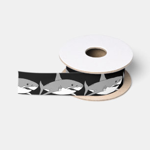 Ruban En Satin Requin gris
