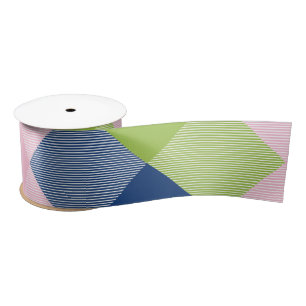 Ruban En Satin Résumé du Carré géométrique 18