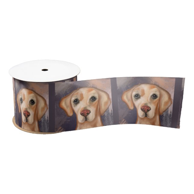 Ruban En Satin Retriever du Labrador    (Bobine)