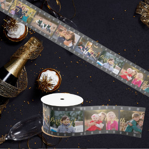 Ruban En Satin Retro Camera Reel Photo personnalisée Enveloppe Ca