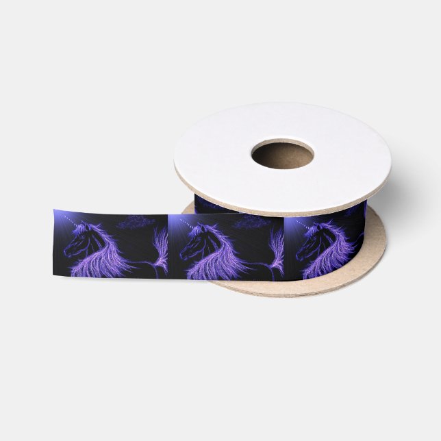 RUBAN EN SATIN RÊVES DE LICORNE (Bobine)