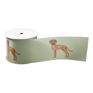 Ruban En Satin Rhodesian Ridgeback mignon Chien Lion Africain Ver