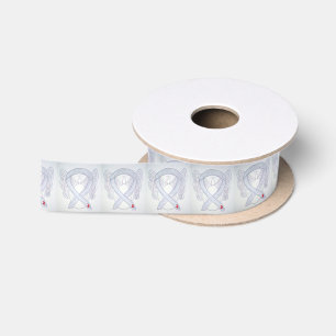 Ruban En Satin Ribbon Angel de sensibilisation au diabète Ruban