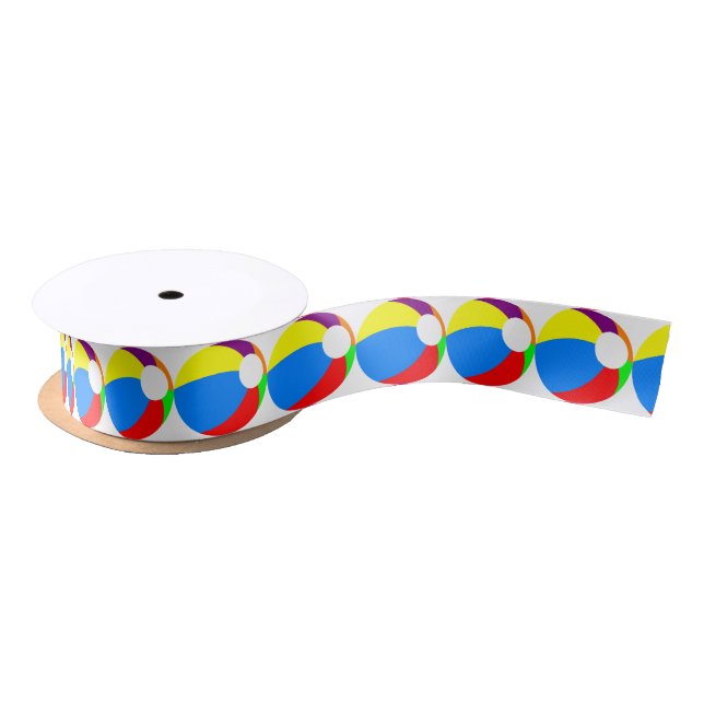 Ruban En Satin Ribbon Beach Ball (Bobine)