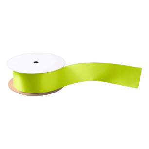 Ruban En Satin Ribbon Chartreuse 1,5 po
