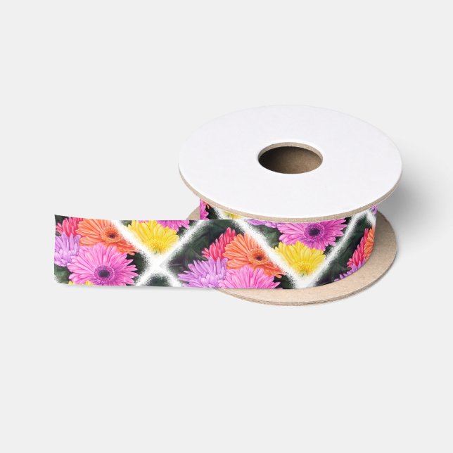 RUBAN EN SATIN RIBBON DE FLEURS GERBER BRILLIANT (Bobine)