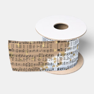 Ruban En Satin Ribbon de musique Lover Satin