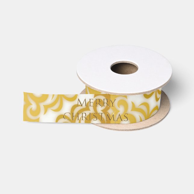 Ruban En Satin Ribbon de Noël de la paix (Bobine)