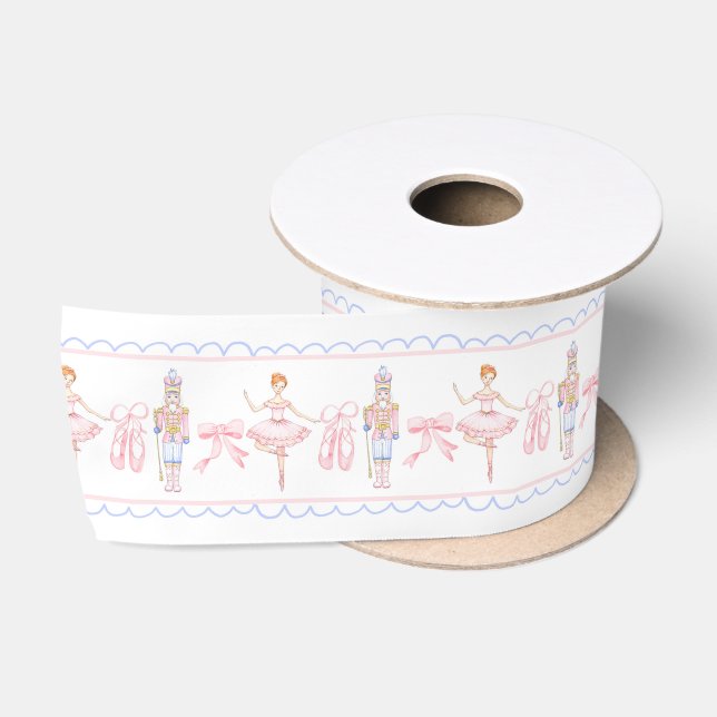 Ruban En Satin Ribbon de noisette de Noël (Bobine)