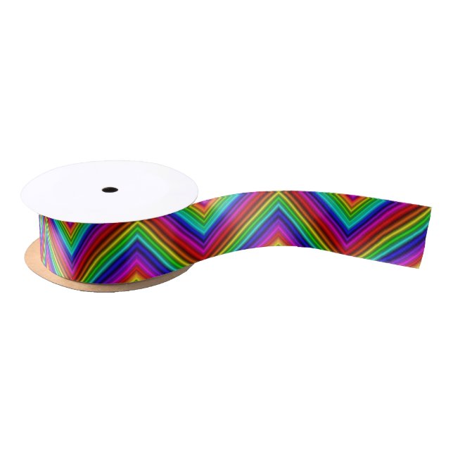 Ruban En Satin Ribbon Rainbow (Bobine)