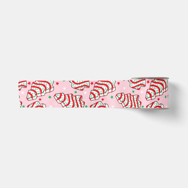 Ruban En Satin Ribbon Satin Snack de Noël Arbre (Devant)