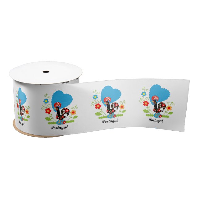 Ruban En Satin Rooster portugais (Bobine)