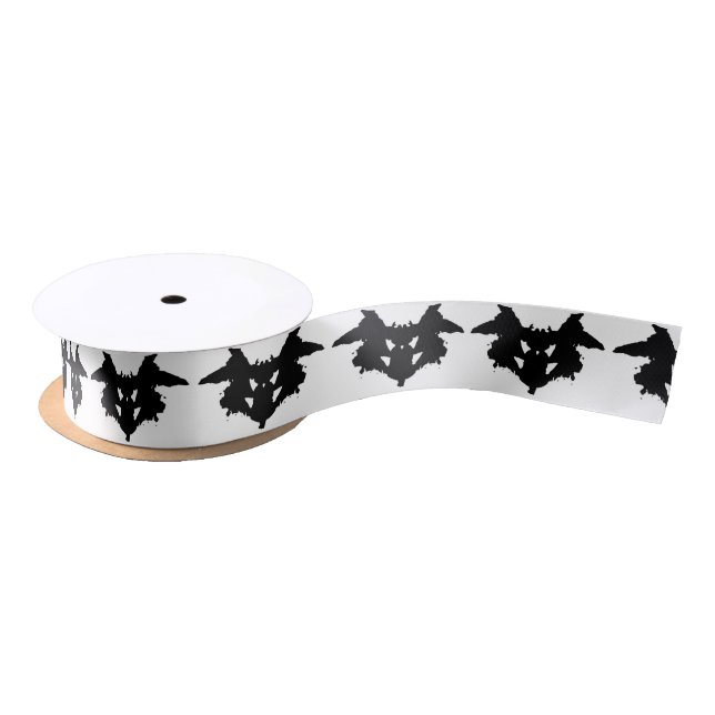 Ruban En Satin Rorschach Inkblot (Bobine)