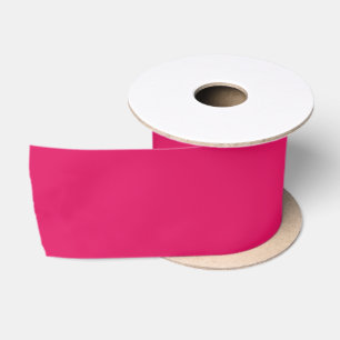 Ruban En Satin Rose Élégant Uni